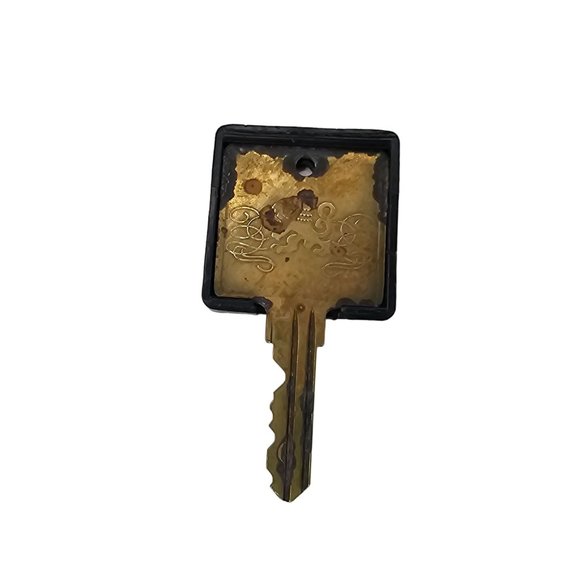 Vintage Hotel Key Fob Room 633 Lion Emblem - Picture 1 of 6